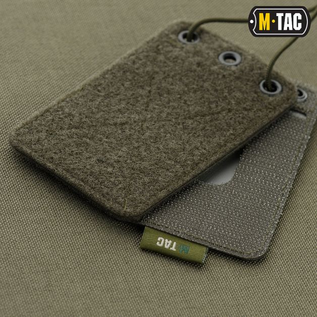M-Tac бейдж з прозорою панеллю Ranger Green