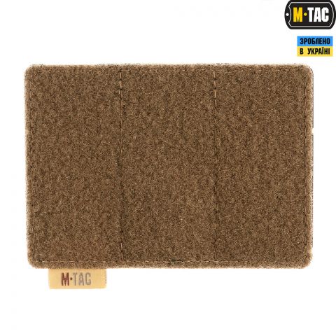 M-Tac панель для нашивок на MOLLE 120x85 Coyote