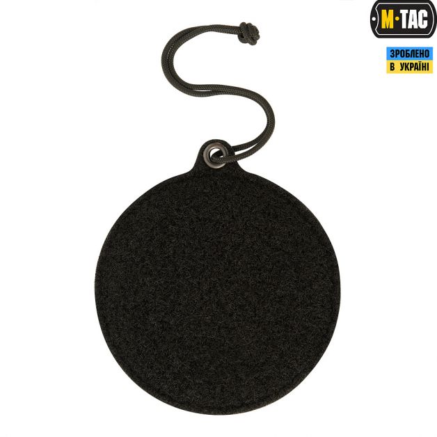M-Tac панель для нашивок подвесная круглая Black