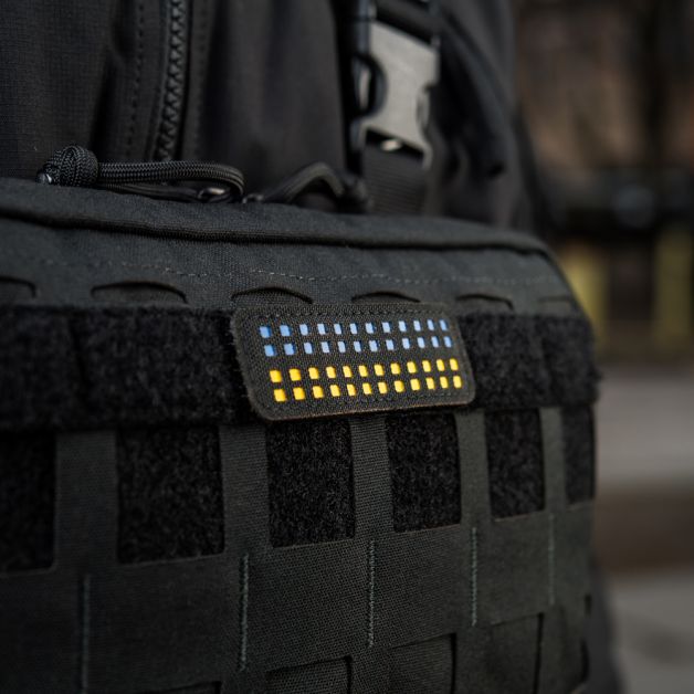 M-Tac нашивка флаг Украины 25х80 Laser Cut Yellow/Blue/Black
