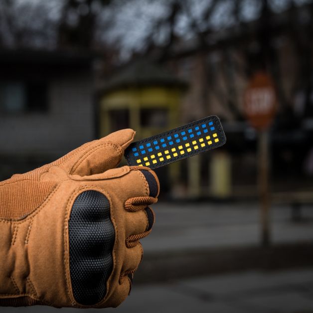 M-Tac нашивка флаг Украины 25х80 Laser Cut Yellow/Blue/Black