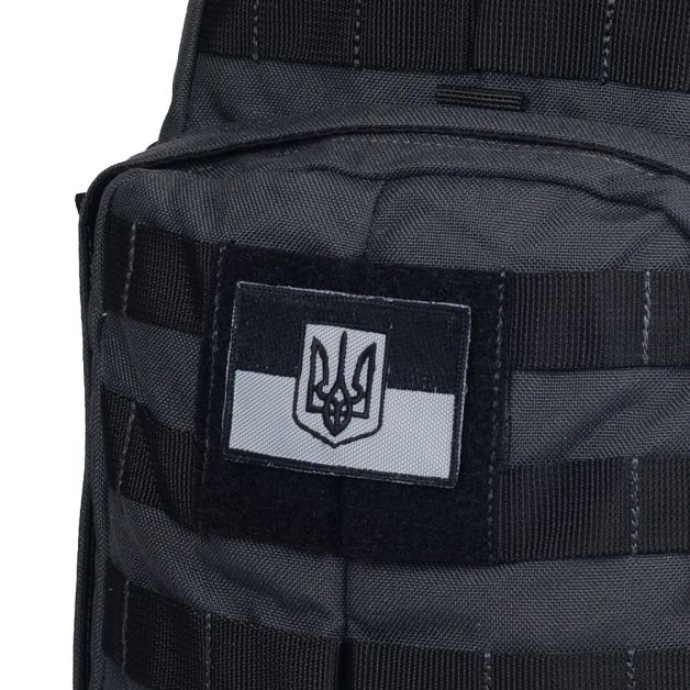 M-Tac нашивка флаг Украины с гербом серый