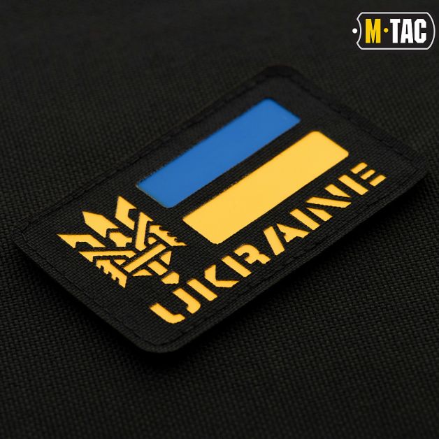 M-Tac нашивка Ukraine (с Тризубом) Laser Cut Yellow/Blue/Black