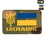 M-Tac нашивка Ukraine (с Тризубом) Laser Cut Yellow/Blue/Multicam