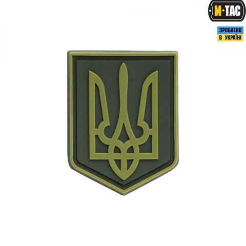 M-Tac нашивка герб України ПВХ олива