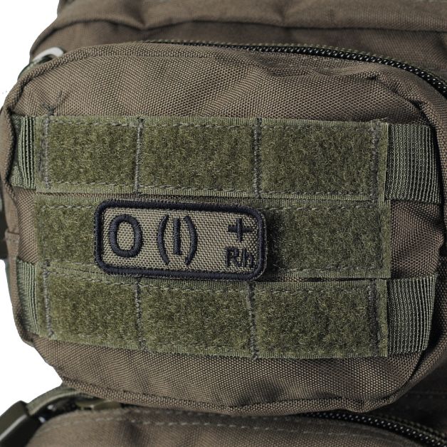 M-Tac нашивка група крові O(I) Rh+ олива