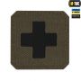 M-Tac нашивка Medic Cross Laser Cut Ranger Green/Black