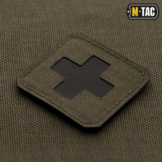M-Tac нашивка Medic Cross Laser Cut Ranger Green/Black