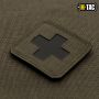 M-Tac нашивка Medic Cross Laser Cut Ranger Green/Black