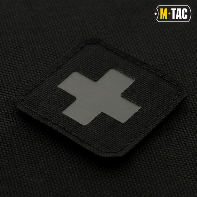 M-Tac нашивка Medic Cross Laser Cut Black/Grey