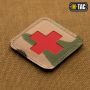 M-Tac нашивка Medic Cross Laser Cut Red/Multicam