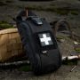 M-Tac нашивка Medic Cross Square ПВХ черный/серый