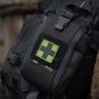M-Tac нашивка Medic Cross Square ПВХ олива/чорний