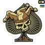 M-Tac нашивка Ace of Spades 3D ПВХ чорний/койот