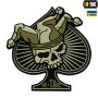 M-Tac нашивка Ace of Spades 3D ПВХ чорний/олива