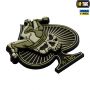 M-Tac нашивка Ace of Spades 3D ПВХ чорний/олива