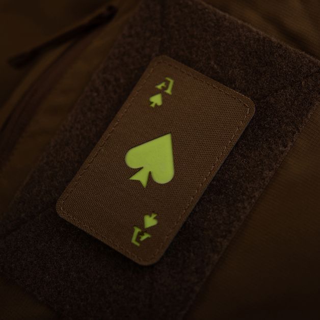 M-Tac нашивка Ace of Spades Laser Cut светонакопитель/Coyote