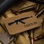 M-Tac нашивка AKM 7,62х39 Laser Cut Coyote/Black