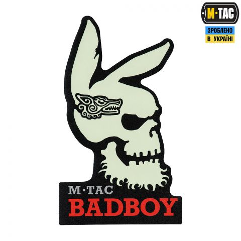 M-Tac нашивка Bad Boy (tattoo) Black/GID 
