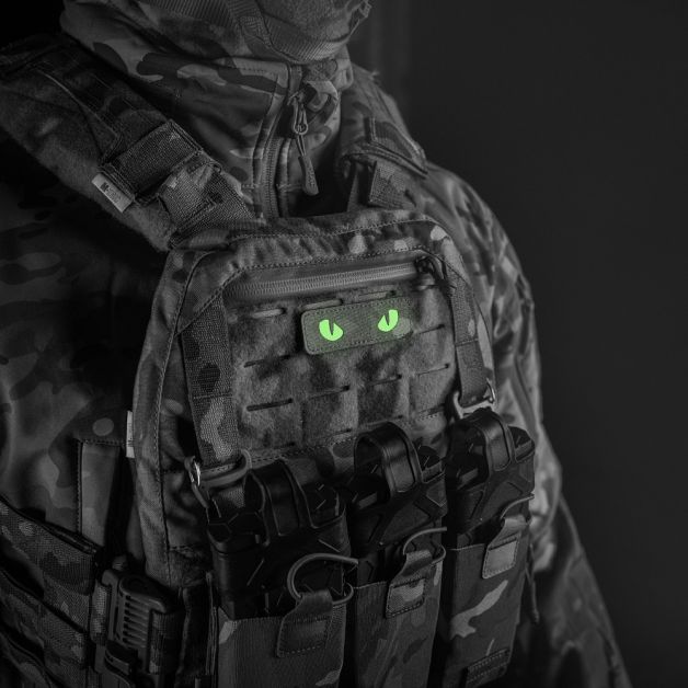 M-Tac нашивка Cat Eyes Laser Cut светонакопитель/Multicam
