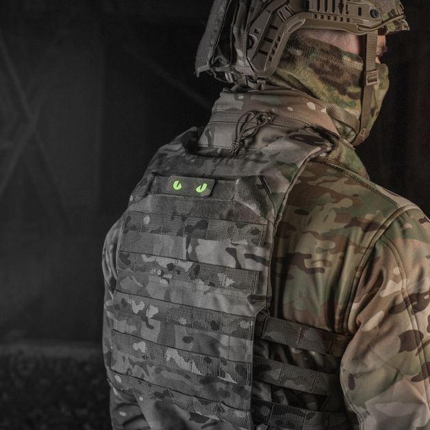 M-Tac нашивка Cat Eyes Laser Cut светонакопитель/Multicam
