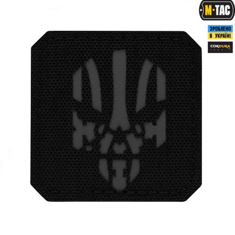M-Tac нашивка Месник Laser Cut Black/Grey