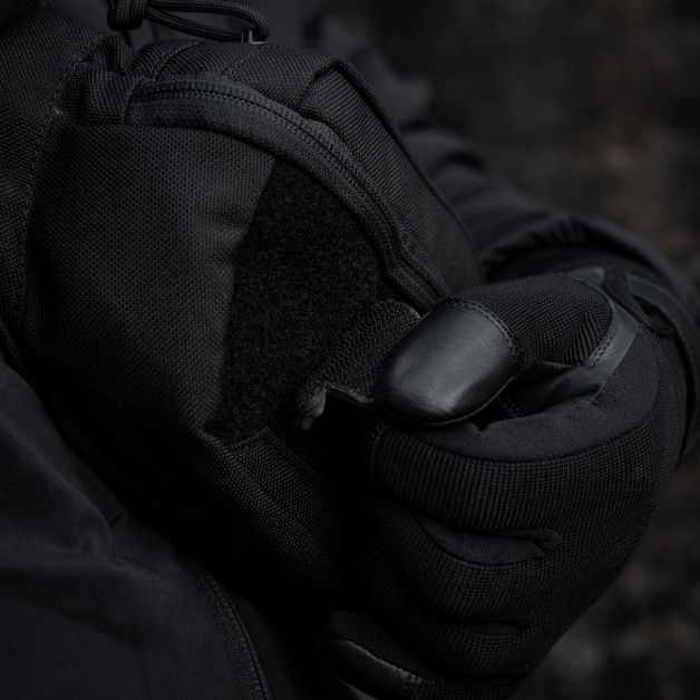 M-Tac нашивка No Knife - No Life 3D ПВХ чорно-біла
