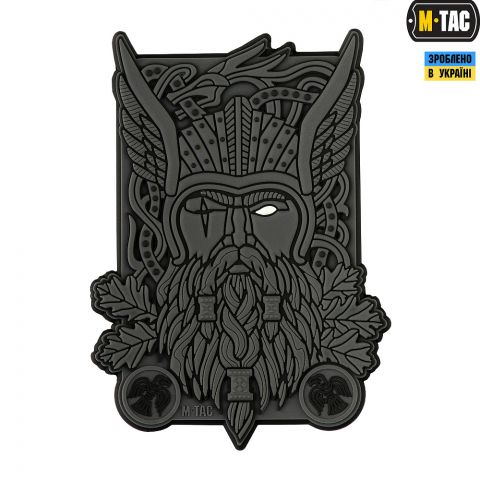 M-Tac нашивка Odin 3D PVC Dark Grey