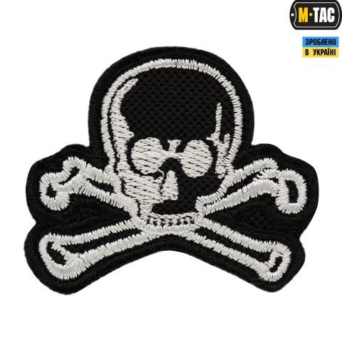 M-Tac нашивка Old Skull чорна