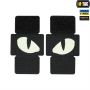 M-Tac нашивка Tiger Eyes Laser Cut (пара) Black