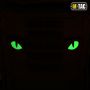 M-Tac нашивка Tiger Eyes Laser Cut (пара) Black