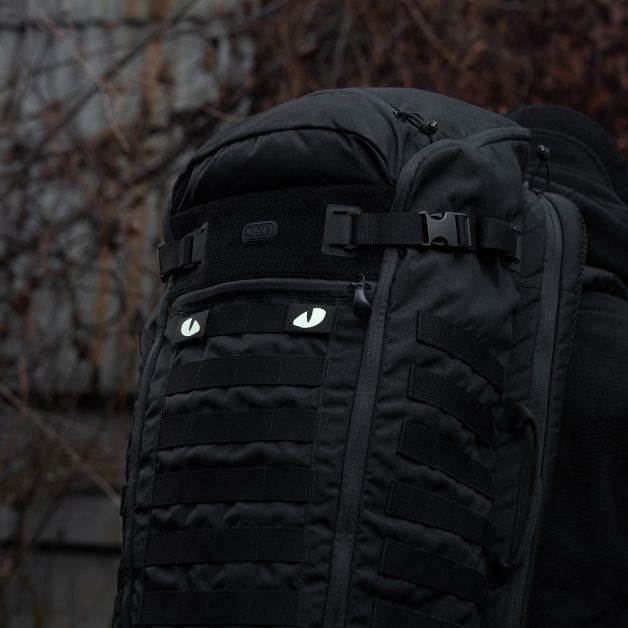 M-Tac нашивка Tiger Eyes Laser Cut (пара) Black