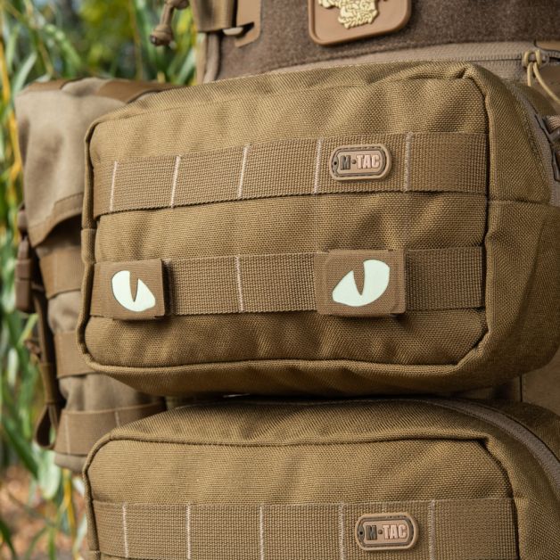M-Tac нашивка Tiger Eyes Laser Cut (пара) Coyote