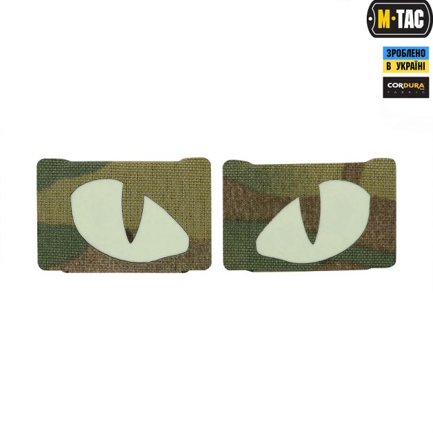 M-Tac нашивка Tiger eyes (пара) Multicam
