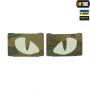 M-Tac нашивка Tiger eyes (пара) Multicam