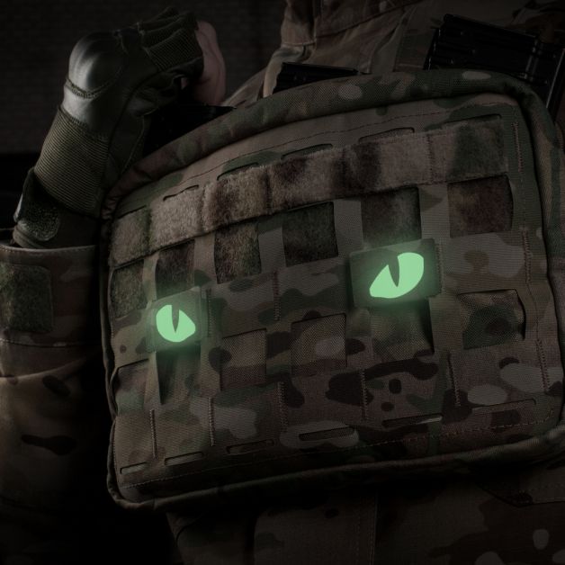 M-Tac нашивка Tiger eyes (пара) Multicam