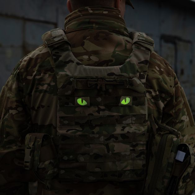 M-Tac нашивка Tiger eyes (пара) Multicam