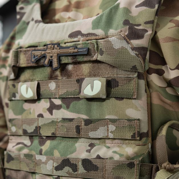M-Tac нашивка Tiger eyes (пара) Multicam