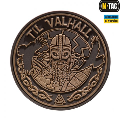 M-Tac нашивка Til Valhall ПВХ койот