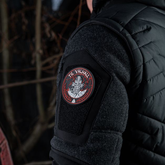 M-Tac нашивка Til Valhall PVC Red/Black