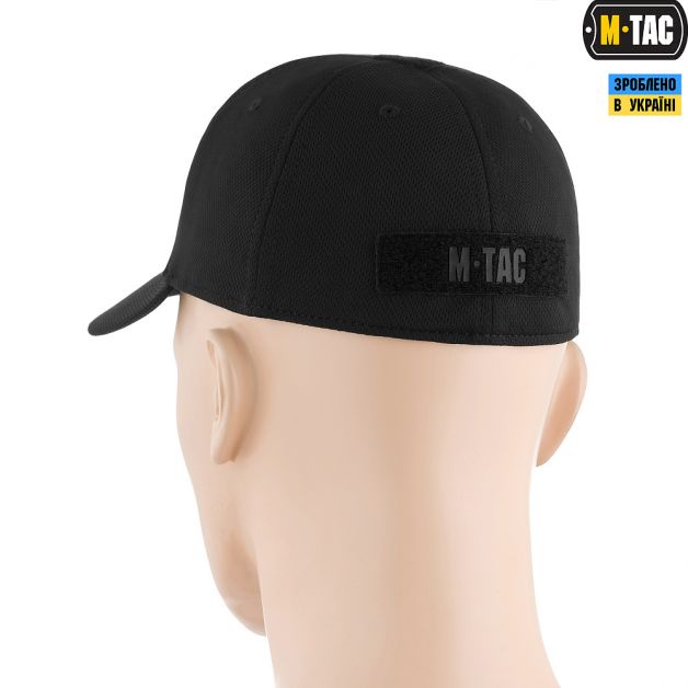 M-Tac бейсболка тактическая Flex Black