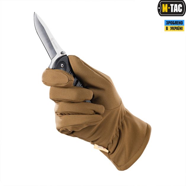 M-Tac перчатки Winter Soft Shell Coyote