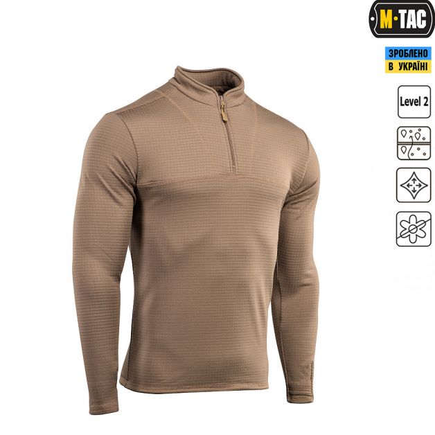M-Tac терморубашка флис Delta Level 2 Coyote Brown