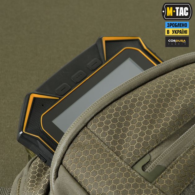 M-Tac сумка Sphaera Hex Hardsling Bag Large з липучкою Elite Ranger Green