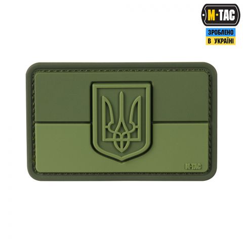 M-Tac нашивка прапор України з гербом PVC Olive