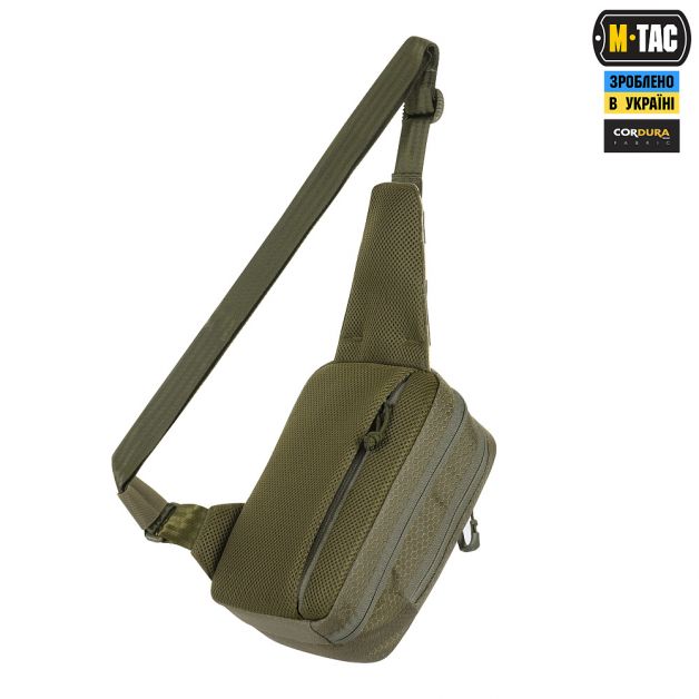 M-Tac сумка Sling Pistol Bag Elite Hex с липучкой Multicam/Ranger Green