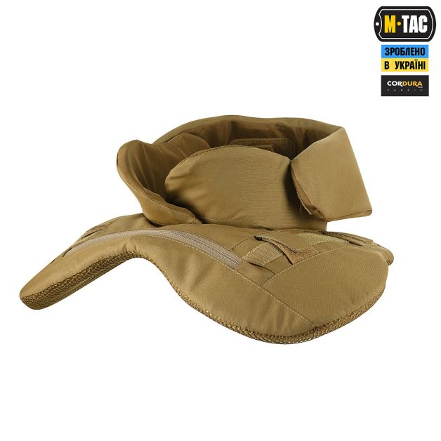 M-Tac Горжет с баллистическими пакетами 1 класс для Cuirass QRS Coyote