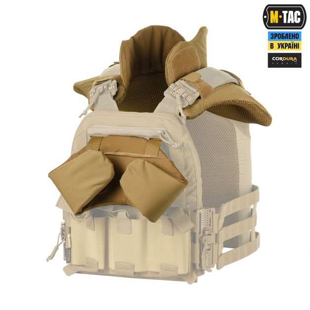 M-Tac Горжет с баллистическими пакетами 1 класс для Cuirass QRS Coyote