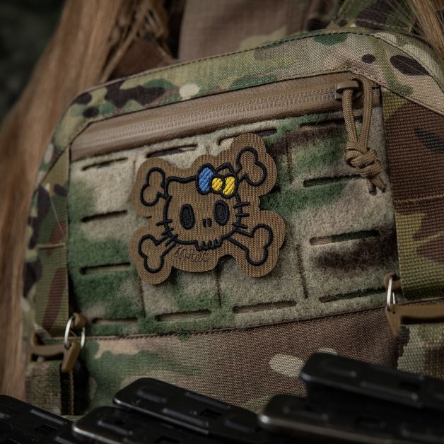M-Tac нашивка KITTY контур (вышивка) Coyote