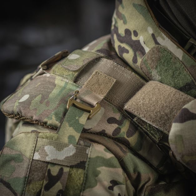 M-Tac плечовий захист з балістичними пакетами 1 клас для Cuirass QRS Multicam